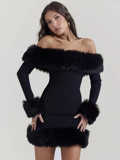 Chic Off Shoulder Spring Dress - Image 2