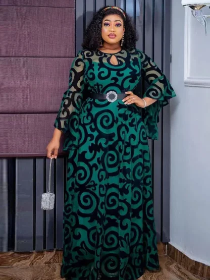Chiffon Long Sleeve Spring Dress - Image 2